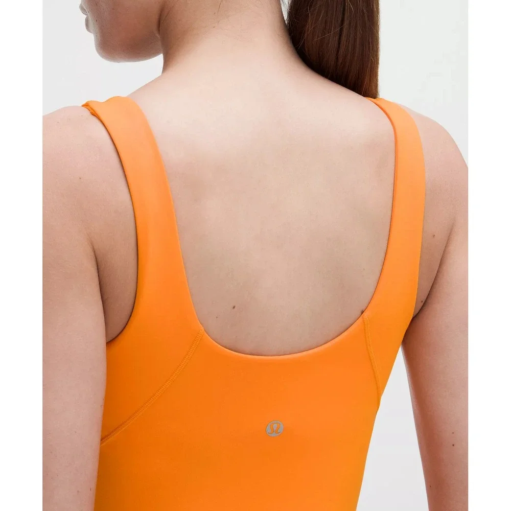 918-Lululemon Align Tank Top-Citrus Sizzle Tone